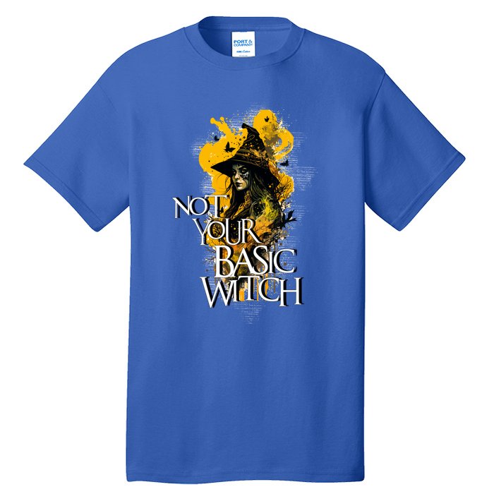 Funny Not Your Basic Witch Funny Halloween Cool Gift Tall T-Shirt