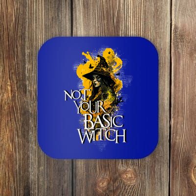 Funny Not Your Basic Witch Funny Halloween Cool Gift Coaster