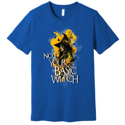 Funny Not Your Basic Witch Funny Halloween Cool Gift Premium T-Shirt