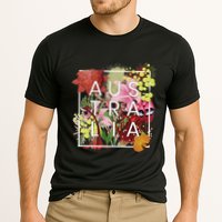 Flowers Of Australia Word Art Australian Pride Cooling Performance Crew T-Shirt
