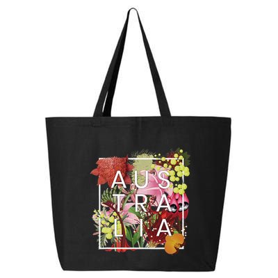 Flowers Of Australia Word Art Australian Pride 25L Jumbo Tote