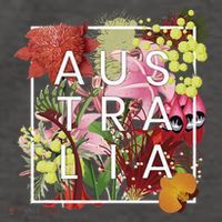 Flowers Of Australia Word Art Australian Pride Vector Backpack