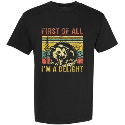 First Of All IM A Delight Garment-Dyed Heavyweight T-Shirt