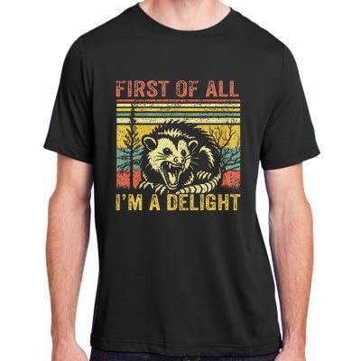 First Of All IM A Delight Adult ChromaSoft Performance T-Shirt