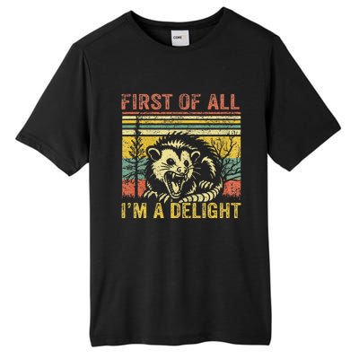 First Of All IM A Delight Tall Fusion ChromaSoft Performance T-Shirt