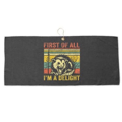 First Of All IM A Delight Large Microfiber Waffle Golf Towel