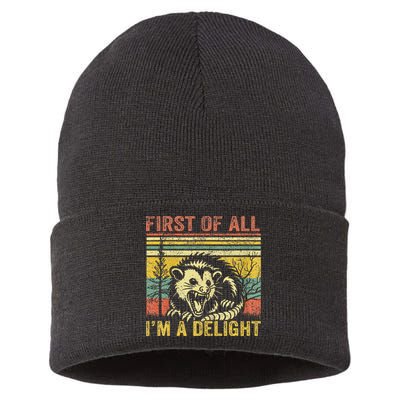 First Of All IM A Delight Sustainable Knit Beanie