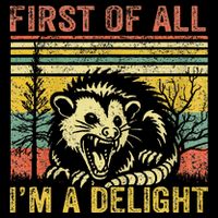 First Of All IM A Delight Pom Pom 12in Knit Beanie