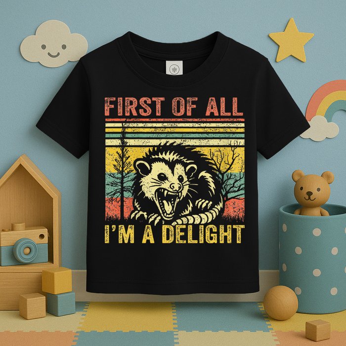 First Of All IM A Delight Toddler T-Shirt
