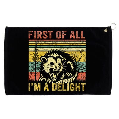 First Of All IM A Delight Grommeted Golf Towel