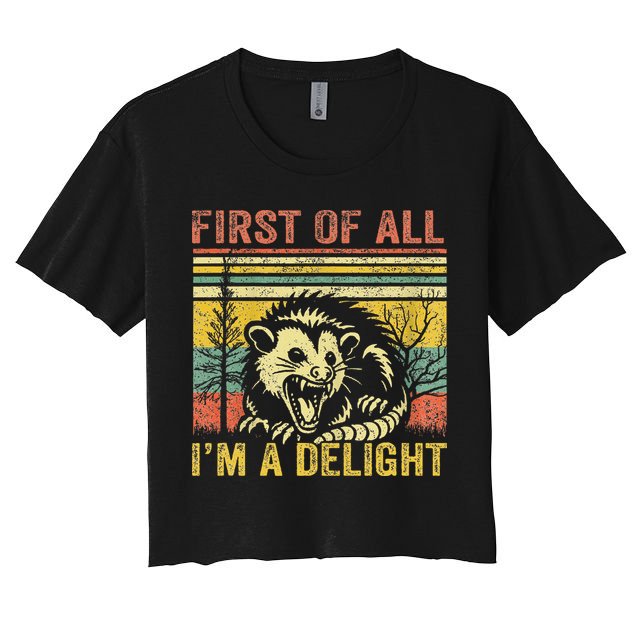 First Of All IM A Delight Crop Top