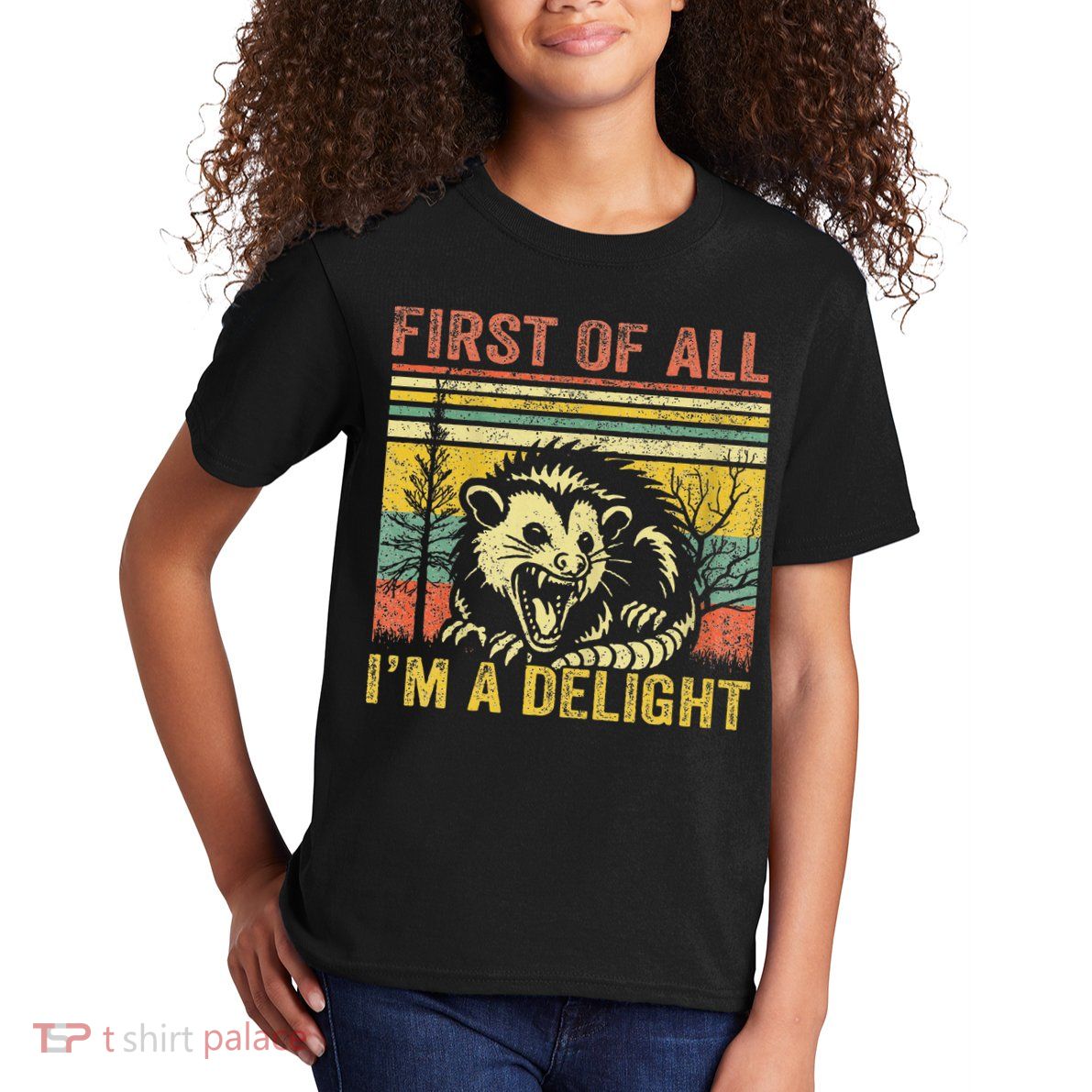 First Of All IM A Delight Kids T-Shirt
