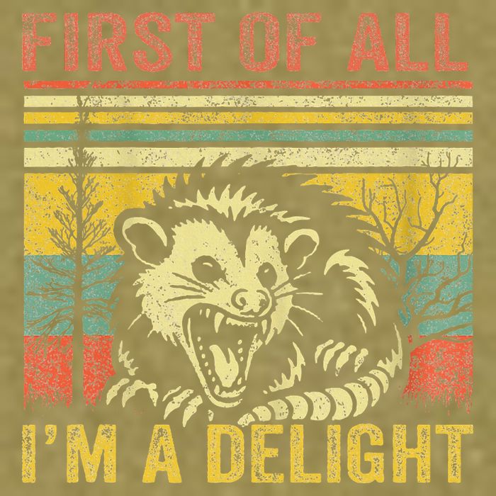 First Of All IM A Delight Garment-Dyed Women's Muscle Tee