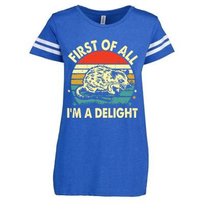 First Of All IM A Delight Enza Ladies Jersey Football T-Shirt