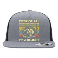 First Of All IM A Delight Flat Bill Trucker Hat