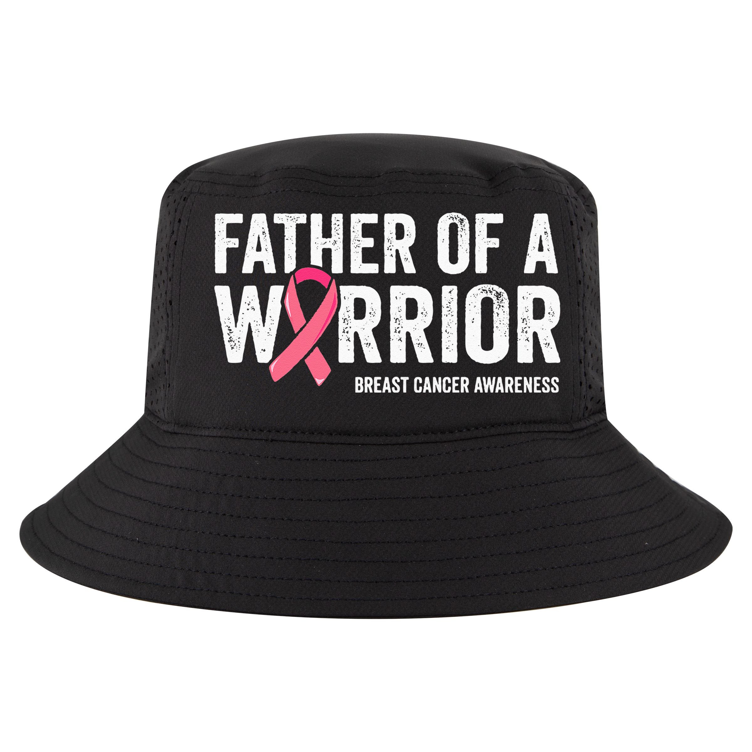Father Of A Warrior Father Breast Cancer Dad 16 in Basic Backpack