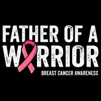 Father Of A Warrior Father Breast Cancer Dad 16 in Basic Backpack