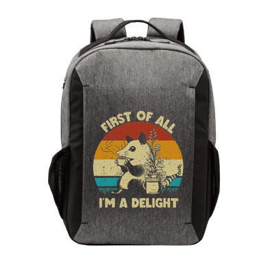 First Of All IM A Delight Sarcastic Opossum Possum Lover Vector Backpack