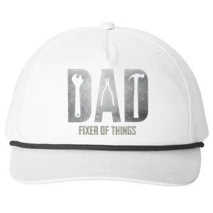 Fixer Of All The Things Cool Mom And Dad Gift Snapback Five-Panel Rope Hat