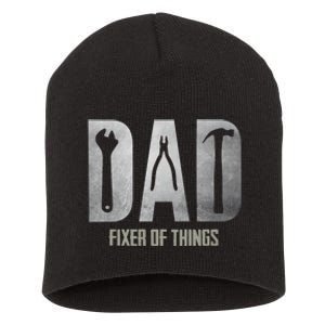 Fixer Of All The Things Cool Mom And Dad Gift Short Acrylic Beanie