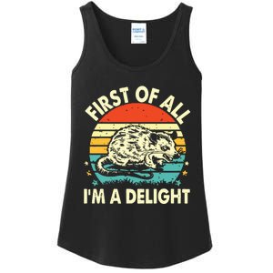 First Of All IM A Delight Ladies Essential Tank