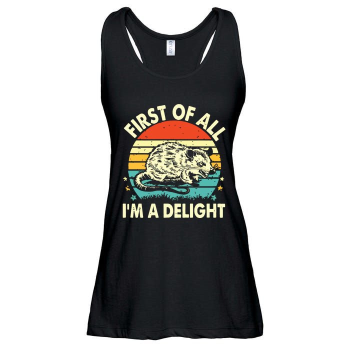 First Of All IM A Delight Ladies Essential Flowy Tank