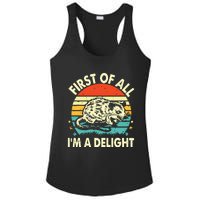 First Of All IM A Delight Ladies PosiCharge Competitor Racerback Tank