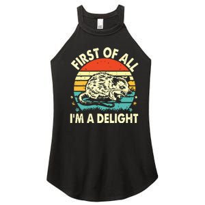 First Of All IM A Delight Women's Perfect Tri Rocker Tank