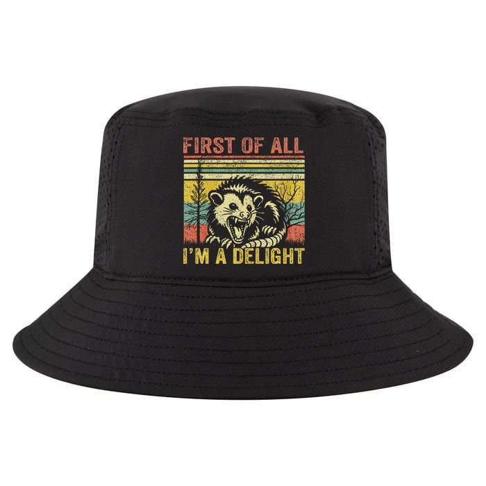 First Of All IM A Delight Funny Quote Cool Comfort Performance Bucket Hat