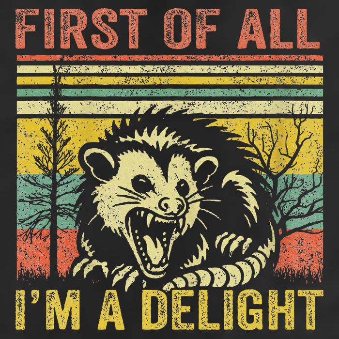 First Of All IM A Delight Funny Quote Golf Towel