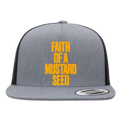 Faith Of A Mustard Seed Flat Bill Trucker Hat