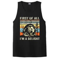 First Of All IM A Delight Sarcastic Angry Opossum Lover PosiCharge Competitor Tank