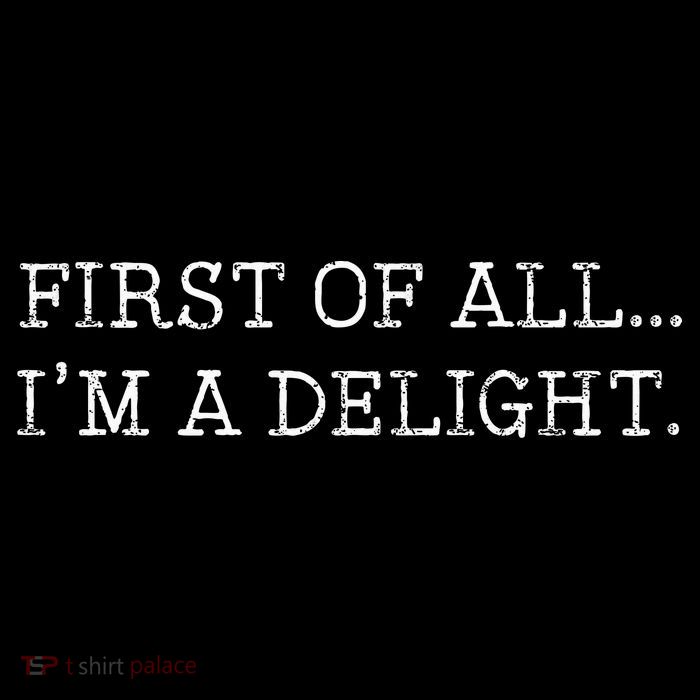 First Of All IM A Delight Wool Snapback Cap