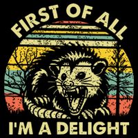 First Of All Im A Delight 16 in Basic Backpack