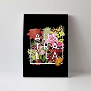 Flowers Of Australia Word Art Australian Pride Canvas