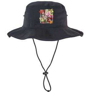 Flowers Of Australia Word Art Australian Pride Legacy Cool Fit Booney Bucket Hat