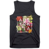 Flowers Of Australia Word Art Australian Pride Tank Top