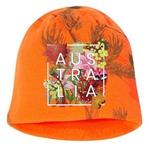 Flowers Of Australia Word Art Australian Pride Kati - Camo Knit Beanie