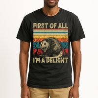 First Of All I'm A Delight Sarcastic Angry Opossum Possum  Tall T-Shirt
