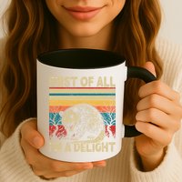 First Of All I'm A Delight Sarcastic Angry Opossum Possum  Mug