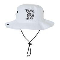 First Of All IM A Delight Funny Raccoon Bucket Hat
