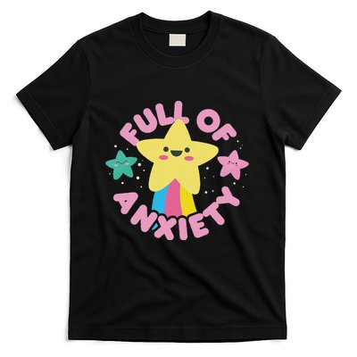 Full Of Anxiety Cute Kawaii Kawaii Goth Pastel Goth T-Shirt