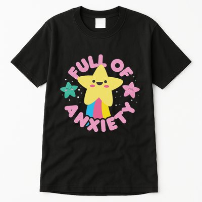 Full Of Anxiety Cute Kawaii Kawaii Goth Pastel Goth Tall T-Shirt