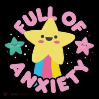 Full Of Anxiety Cute Kawaii Kawaii Goth Pastel Goth Tall T-Shirt