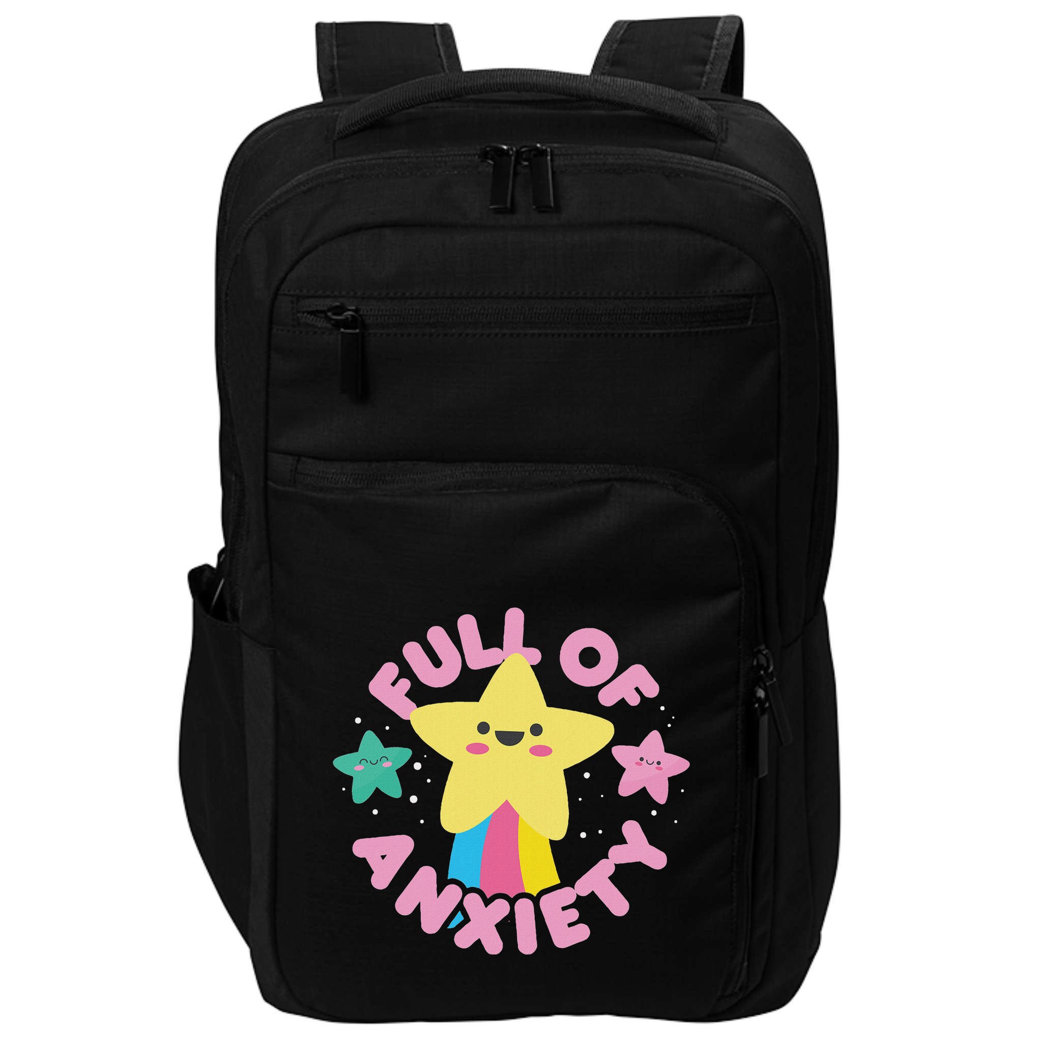 Full Of Anxiety Cute Kawaii Kawaii Goth Pastel Goth Impact Tech Backpack
