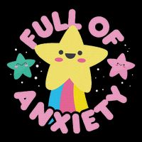 Full Of Anxiety Cute Kawaii Kawaii Goth Pastel Goth Drawstring Bag