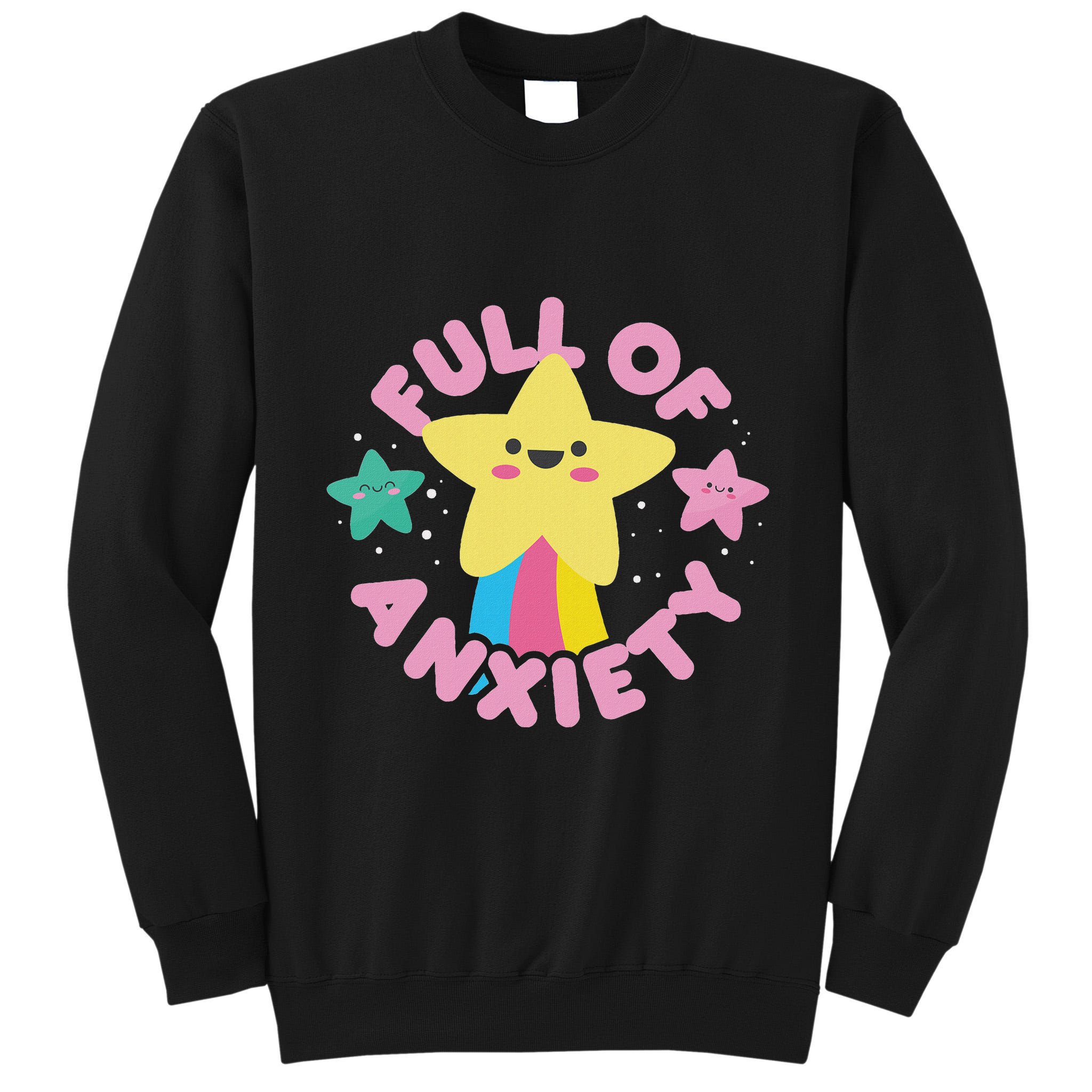 Full Of Anxiety Cute Kawaii Kawaii Goth Pastel Goth Tall Sweatshirt