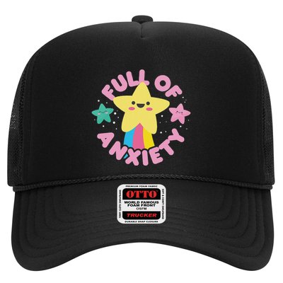 Full Of Anxiety Cute Kawaii Kawaii Goth Pastel Goth Trucker Hat