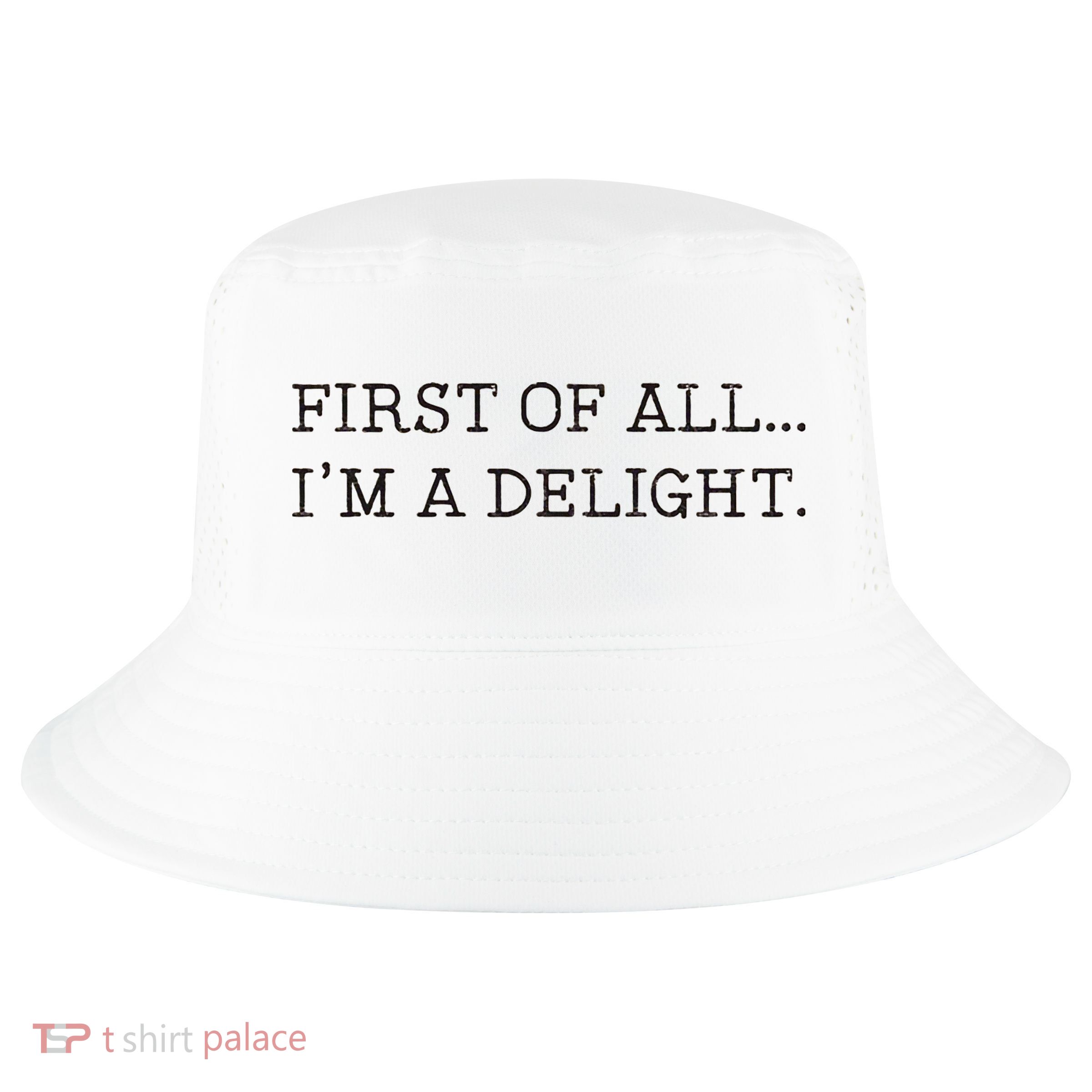 First Of All IM A Delight Cool Comfort Performance Bucket Hat