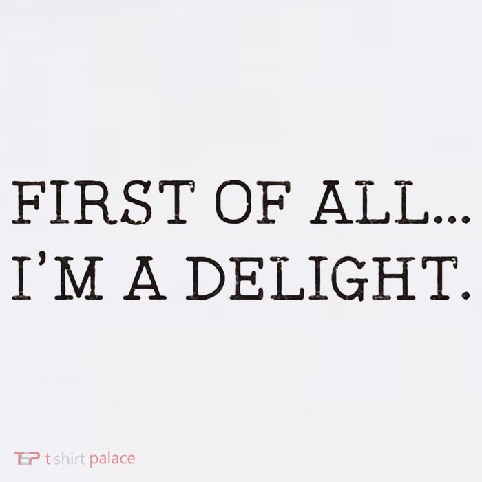 First Of All IM A Delight Wool Snapback Cap